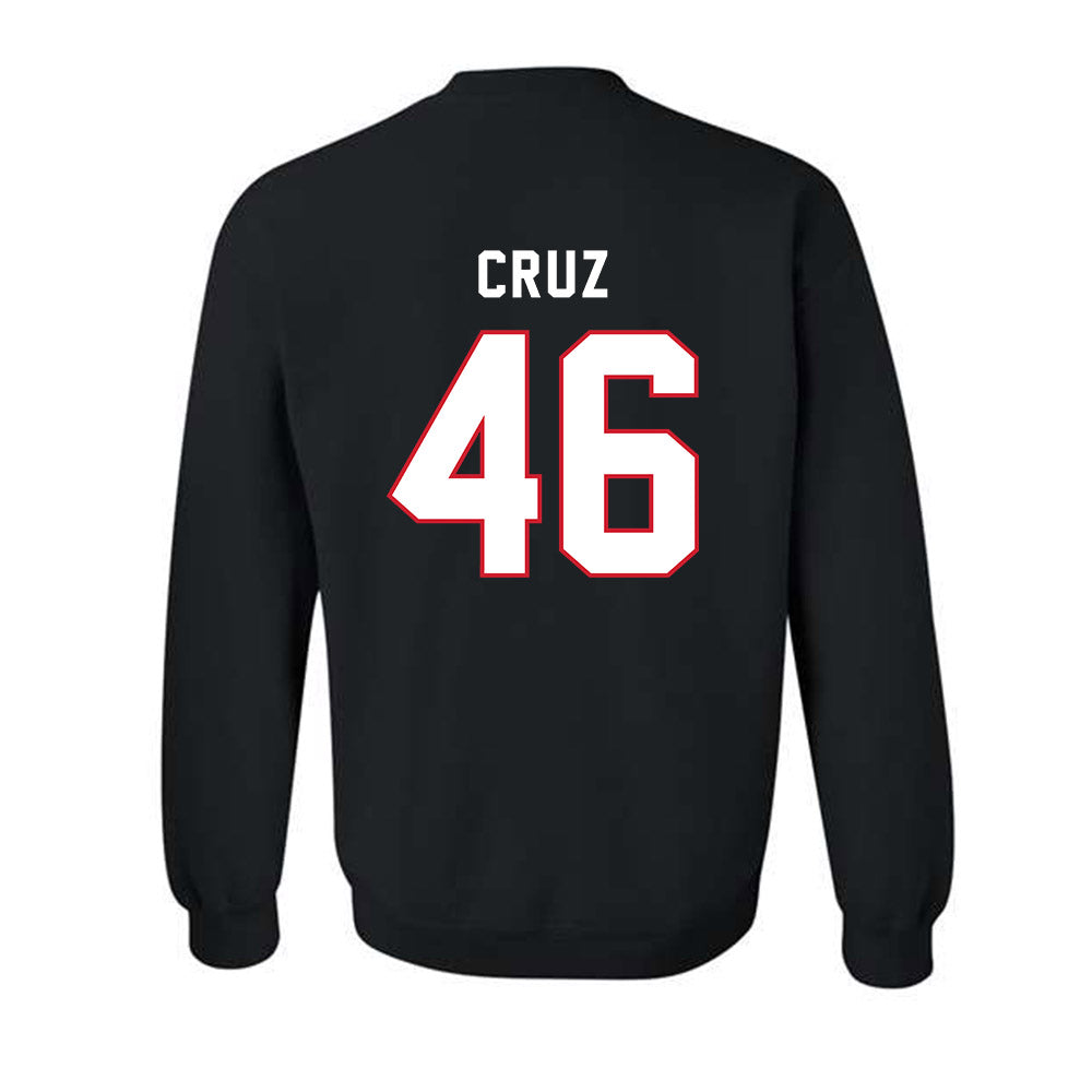 Northeastern - NCAA Baseball : Angel Cruz - Classic Shersey Crewneck Sweatshirt-1