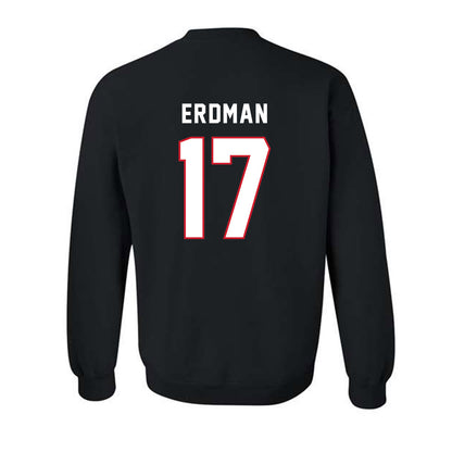 Northeastern - NCAA Men's Ice Hockey : Griffin Erdman - Classic Shersey Crewneck Sweatshirt-1