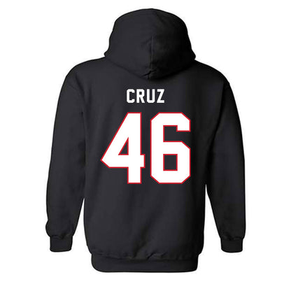 Northeastern - NCAA Baseball : Angel Cruz - Classic Shersey Hooded Sweatshirt-1