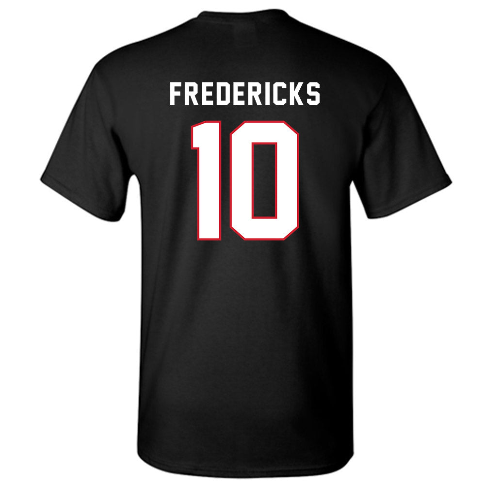 Northeastern - NCAA Men's Ice Hockey : Ethan Fredericks - Classic Shersey T-Shirt-1