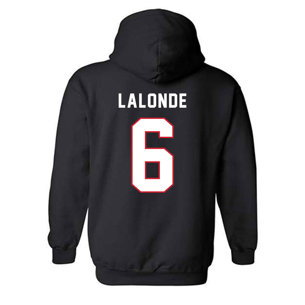 Northeastern - NCAA Women's Ice Hockey : Allie Lalonde - Classic Shersey Hooded Sweatshirt-1