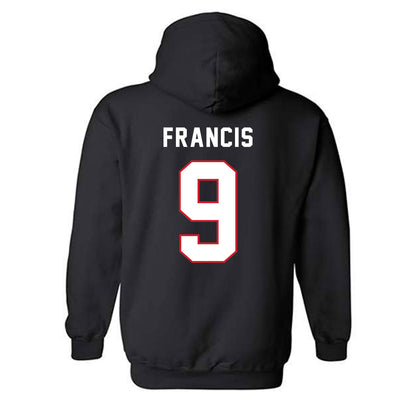 Northeastern - NCAA Men's Basketball : Tyler Francis - Classic Shersey Hooded Sweatshirt-1