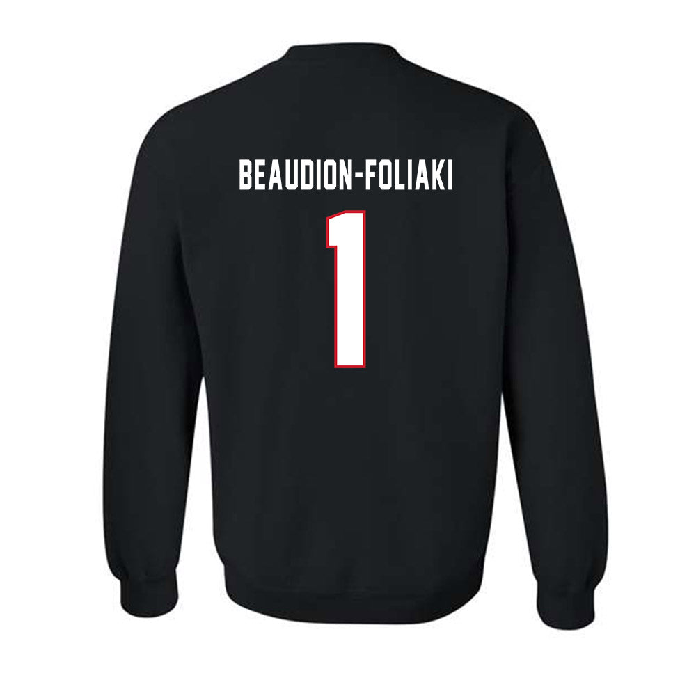 Northeastern - NCAA Women's Basketball : Kailee Beaudion-Foliaki - Classic Shersey Crewneck Sweatshirt-1