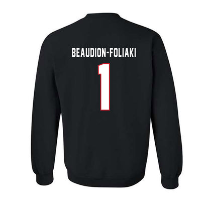Northeastern - NCAA Women's Basketball : Kailee Beaudion-Foliaki - Classic Shersey Crewneck Sweatshirt-1