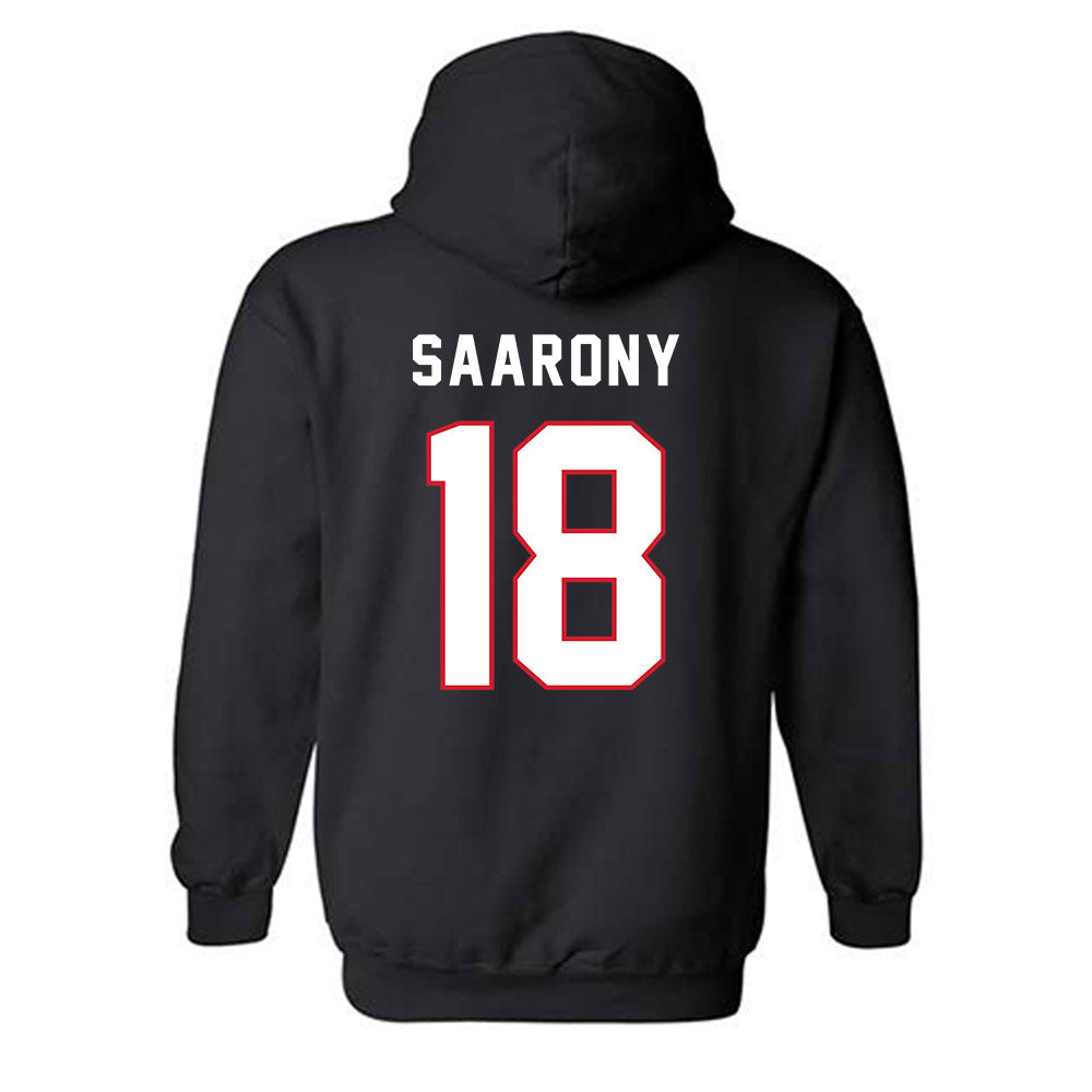 Northeastern - NCAA Men's Soccer : Shai Saarony - Classic Shersey Hooded Sweatshirt-1
