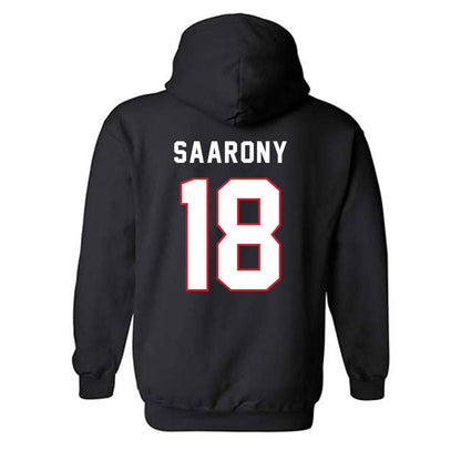 Northeastern - NCAA Men's Soccer : Shai Saarony - Classic Shersey Hooded Sweatshirt-1
