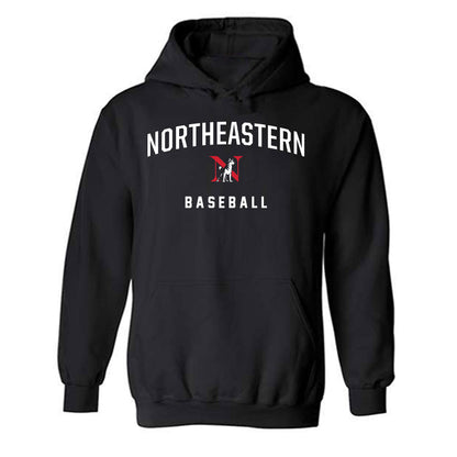 Northeastern - NCAA Baseball : Luc Rising - Classic Shersey Hooded Sweatshirt-0