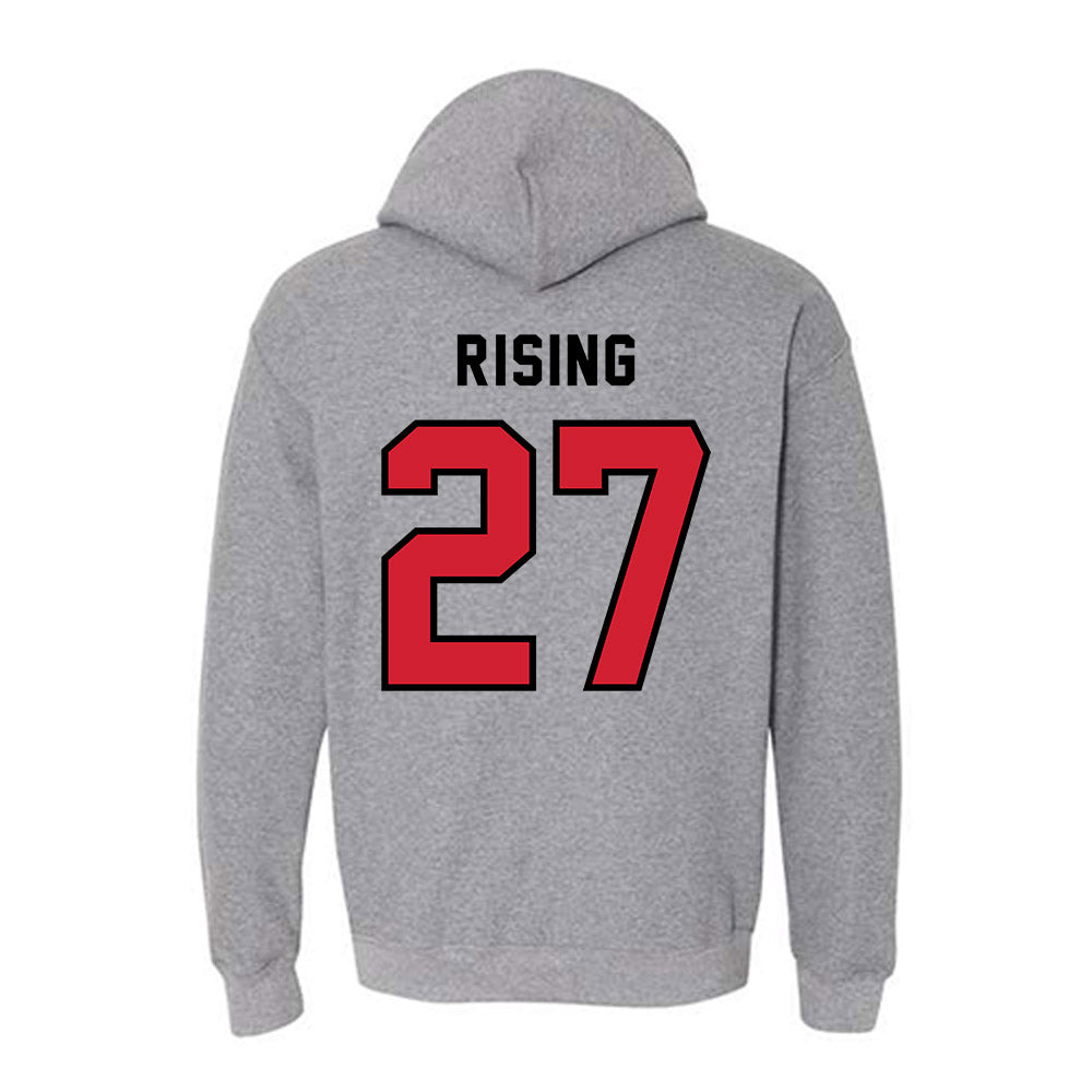 Northeastern - NCAA Baseball : Luc Rising - Classic Shersey Hooded Sweatshirt-1