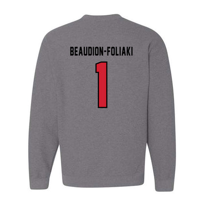 Northeastern - NCAA Women's Basketball : Kailee Beaudion-Foliaki - Classic Shersey Crewneck Sweatshirt-1