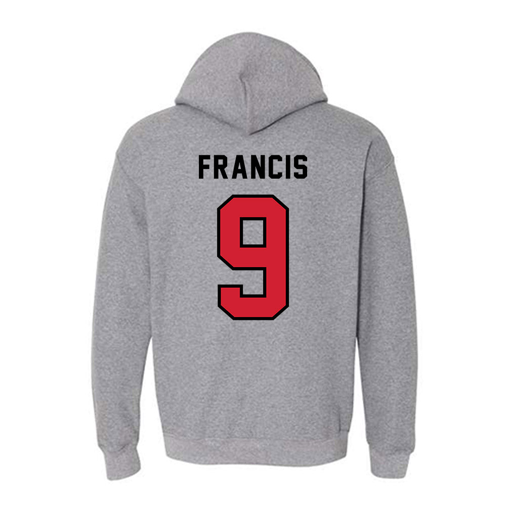 Northeastern - NCAA Men's Basketball : Tyler Francis - Classic Shersey Hooded Sweatshirt-1