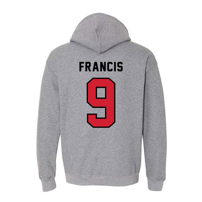 Northeastern - NCAA Men's Basketball : Tyler Francis - Classic Shersey Hooded Sweatshirt-1