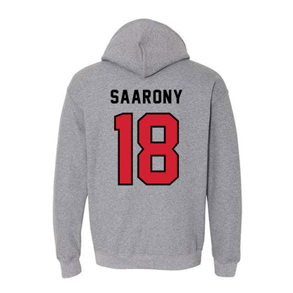 Northeastern - NCAA Men's Soccer : Shai Saarony - Classic Shersey Hooded Sweatshirt-1