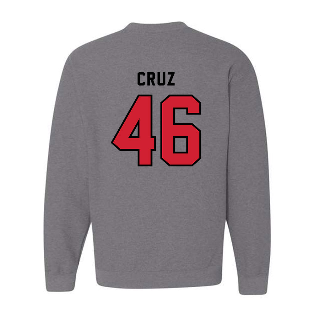 Northeastern - NCAA Baseball : Angel Cruz - Classic Shersey Crewneck Sweatshirt-1