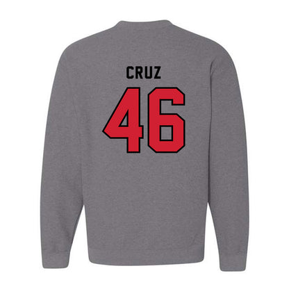 Northeastern - NCAA Baseball : Angel Cruz - Classic Shersey Crewneck Sweatshirt-1