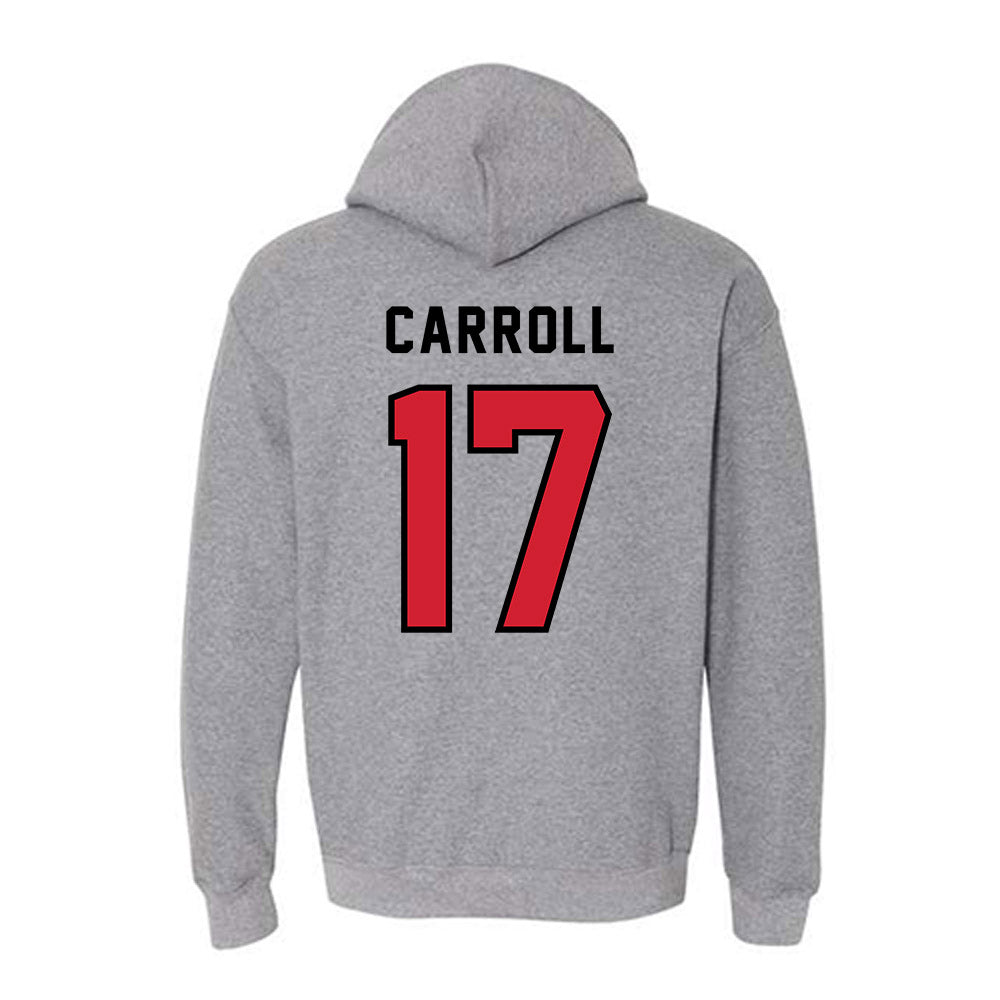 Northeastern - NCAA Men's Soccer : Asiah Carroll - Classic Shersey Hooded Sweatshirt-1