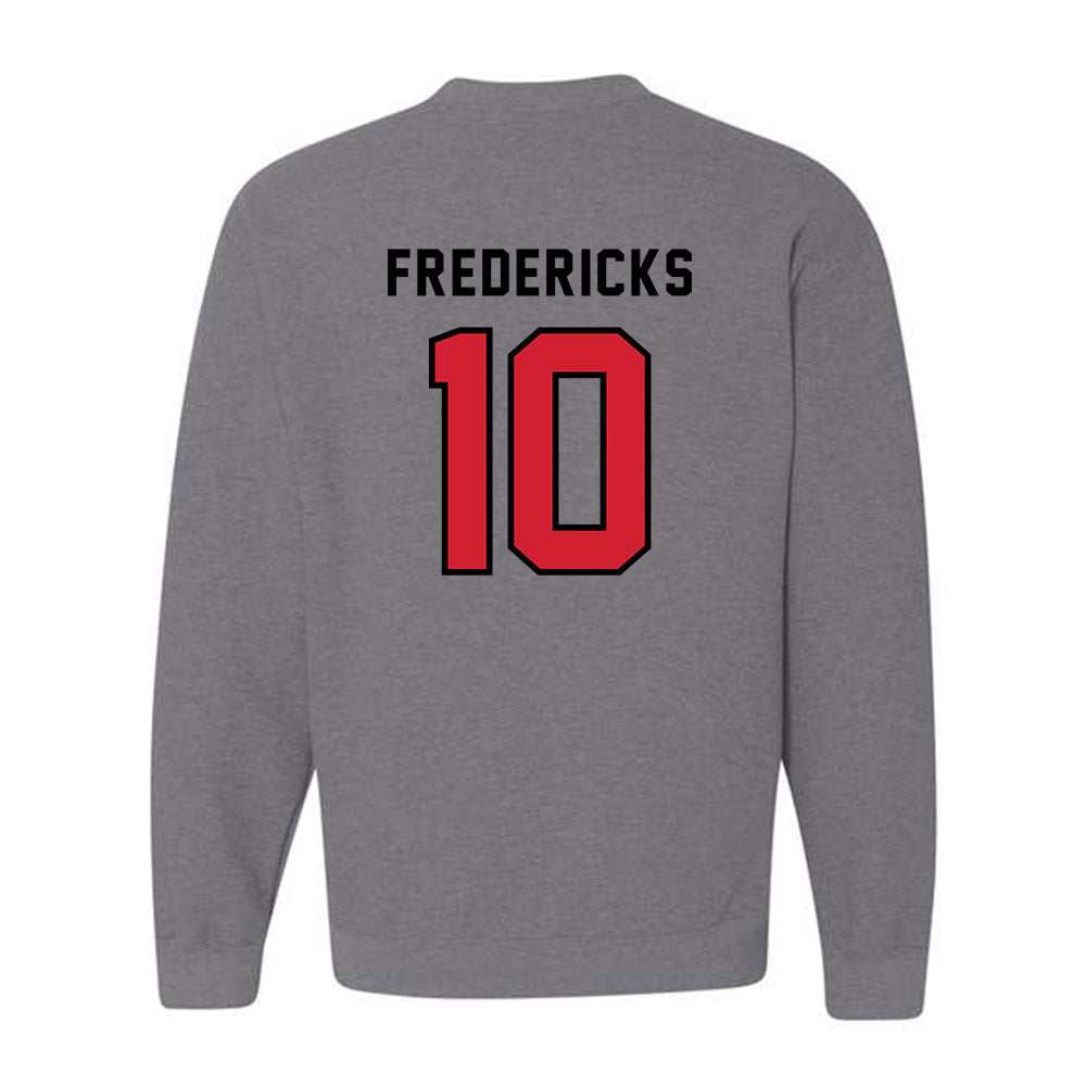 Northeastern - NCAA Men's Ice Hockey : Ethan Fredericks - Classic Shersey Crewneck Sweatshirt-1