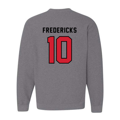 Northeastern - NCAA Men's Ice Hockey : Ethan Fredericks - Classic Shersey Crewneck Sweatshirt-1
