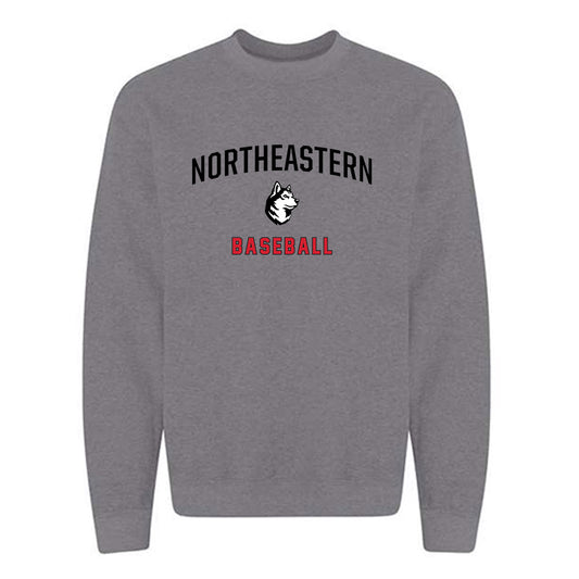 Northeastern - NCAA Baseball : Angel Cruz - Classic Shersey Crewneck Sweatshirt-0