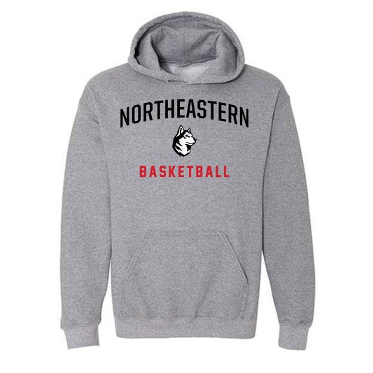 Northeastern - NCAA Men's Basketball : Miles Newton - Classic Shersey Hooded Sweatshirt-0