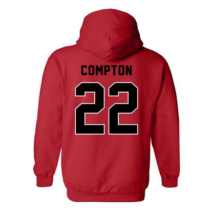 Northeastern - NCAA Women's Ice Hockey : Peyton Compton - Classic Shersey Hooded Sweatshirt-1