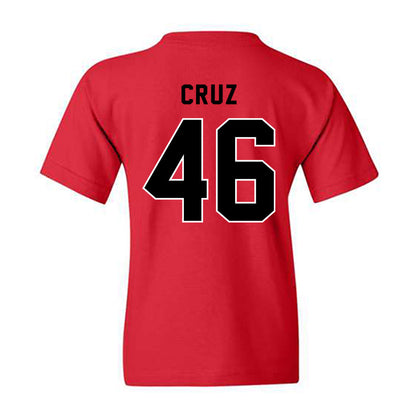 Northeastern - NCAA Baseball : Angel Cruz - Classic Shersey Youth T-Shirt-1
