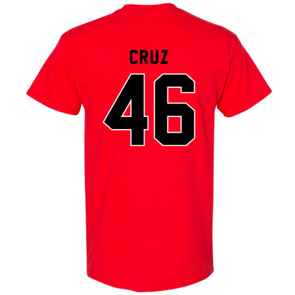 Northeastern - NCAA Baseball : Angel Cruz - Classic Shersey T-Shirt-1