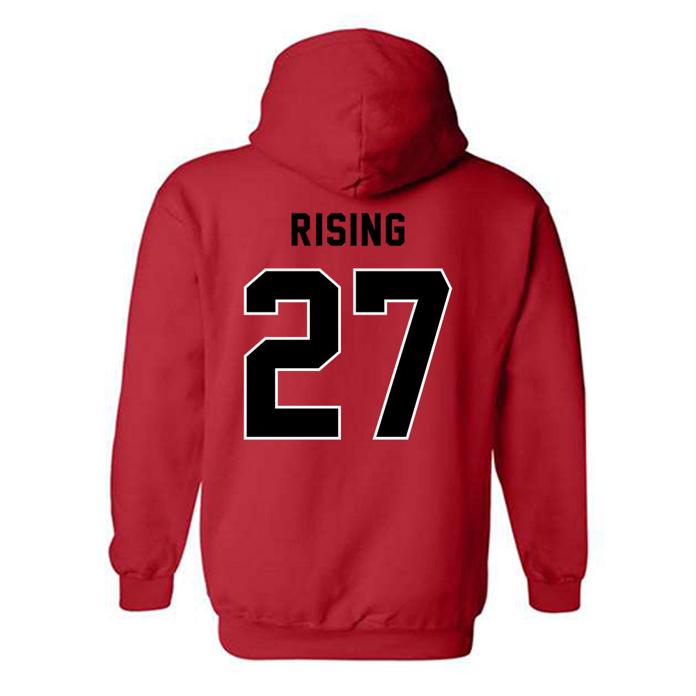 Northeastern - NCAA Baseball : Luc Rising - Classic Shersey Hooded Sweatshirt-1
