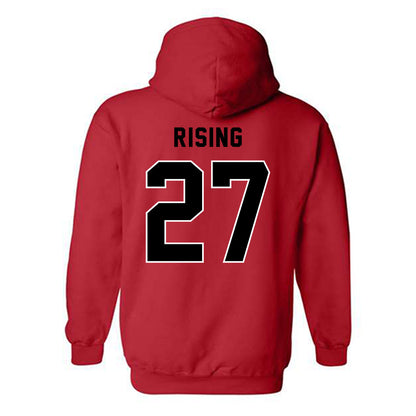 Northeastern - NCAA Baseball : Luc Rising - Classic Shersey Hooded Sweatshirt-1