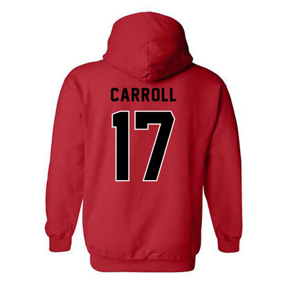 Northeastern - NCAA Men's Soccer : Asiah Carroll - Classic Shersey Hooded Sweatshirt-1