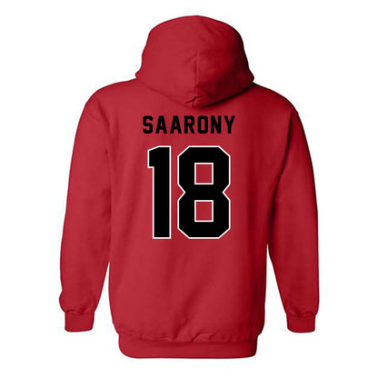Northeastern - NCAA Men's Soccer : Shai Saarony - Classic Shersey Hooded Sweatshirt-1