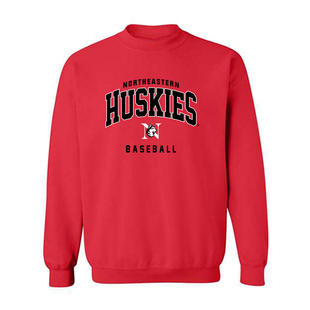 Northeastern - NCAA Baseball : Luc Rising - Classic Shersey Crewneck Sweatshirt-0
