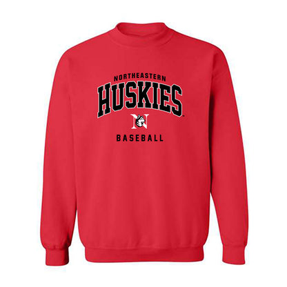 Northeastern - NCAA Baseball : Luc Rising - Classic Shersey Crewneck Sweatshirt-0