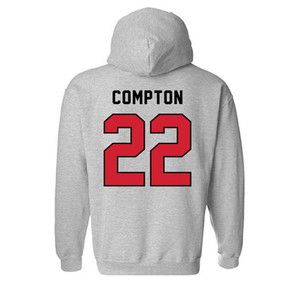 Northeastern - NCAA Women's Ice Hockey : Peyton Compton - Classic Shersey Hooded Sweatshirt-1