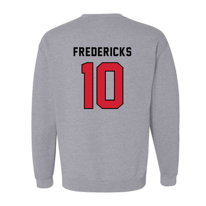 Northeastern - NCAA Men's Ice Hockey : Ethan Fredericks - Classic Shersey Crewneck Sweatshirt-1