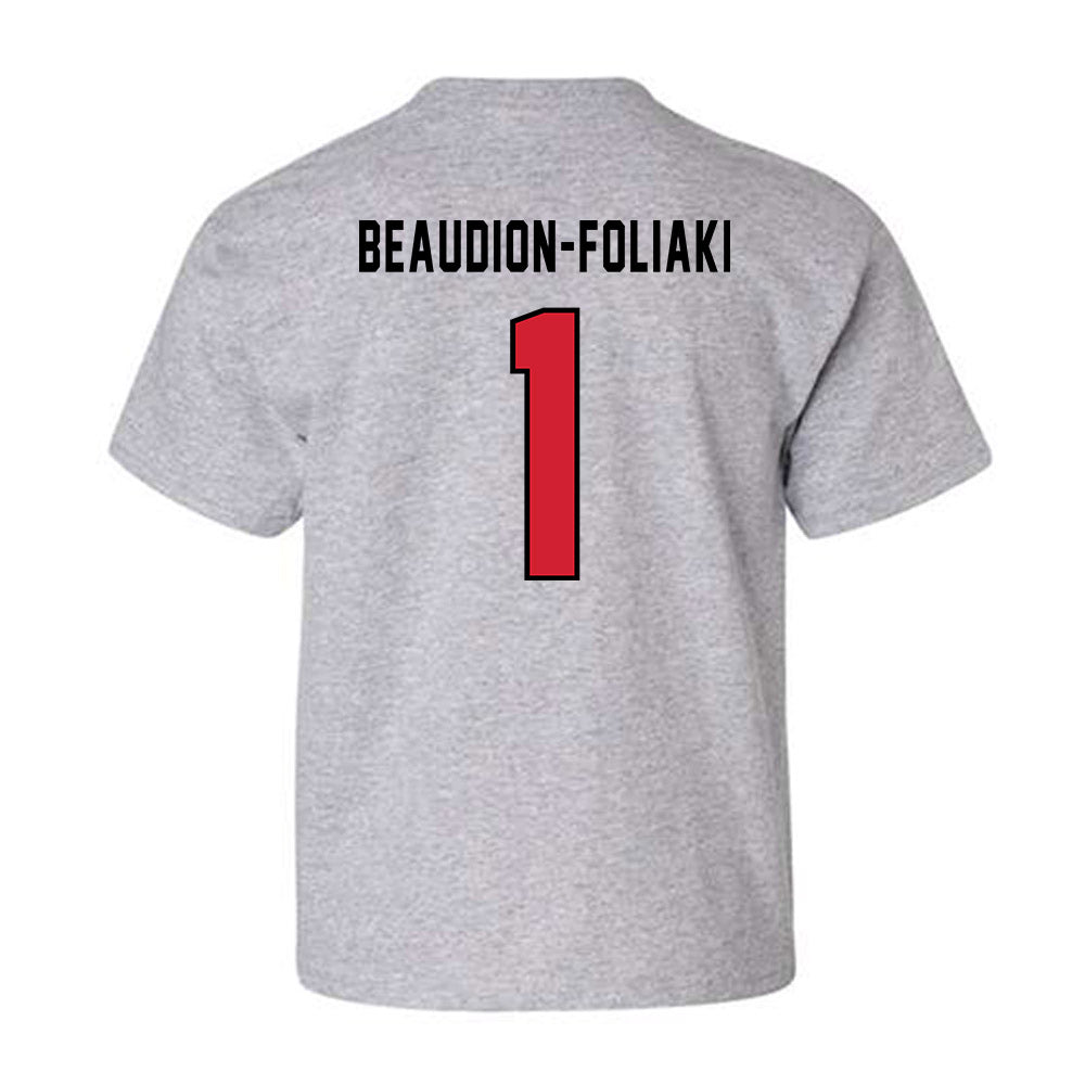 Northeastern - NCAA Women's Basketball : Kailee Beaudion-Foliaki - Classic Shersey Youth T-Shirt-1