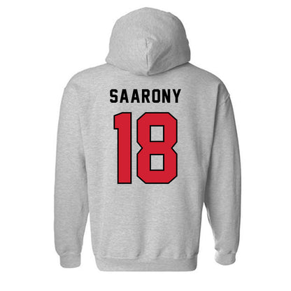 Northeastern - NCAA Men's Soccer : Shai Saarony - Classic Shersey Hooded Sweatshirt-1
