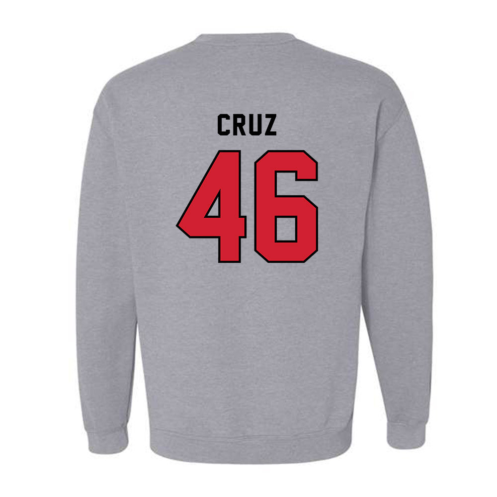 Northeastern - NCAA Baseball : Angel Cruz - Classic Shersey Crewneck Sweatshirt-1