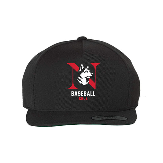 Northeastern - NCAA Baseball : Angel Cruz - Snapback Hat-0
