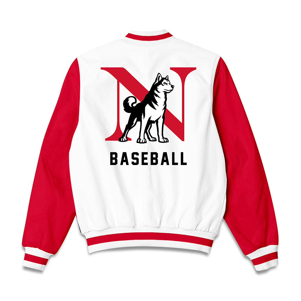 Northeastern - NCAA Baseball : Luc Rising - Bomber Jacket-1