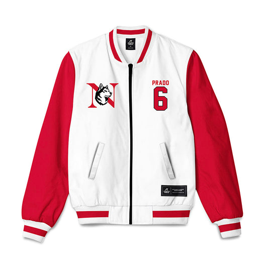 Northeastern - NCAA Men's Soccer : Jaden Prado - Bomber Jacket-0
