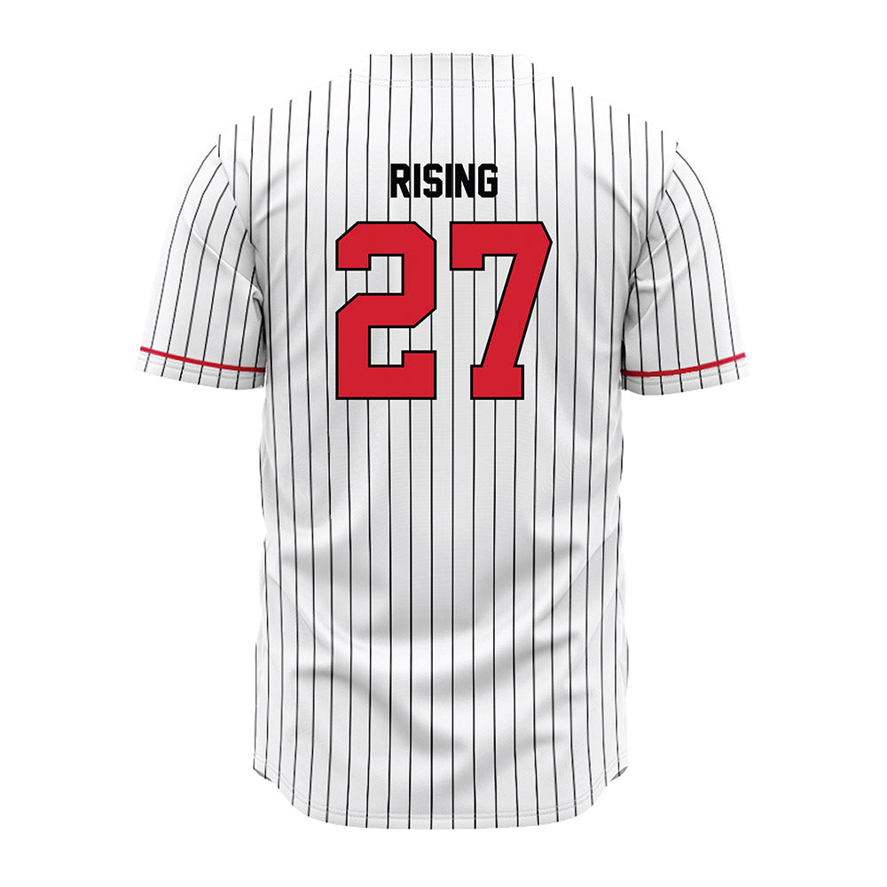 Northeastern - NCAA Baseball : Luc Rising - White Jersey-1