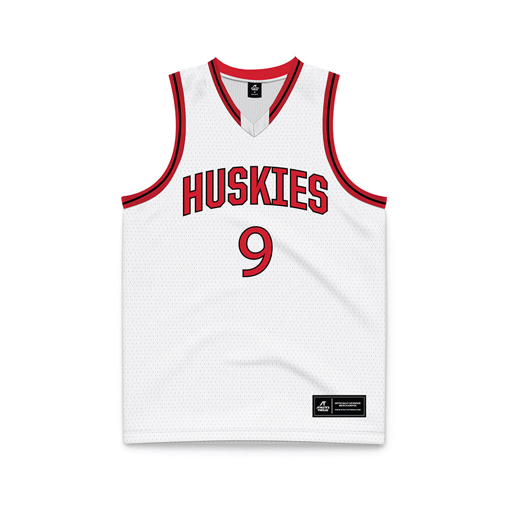 Northeastern - NCAA Men's Basketball : Tyler Francis - White Basketball Jersey-0