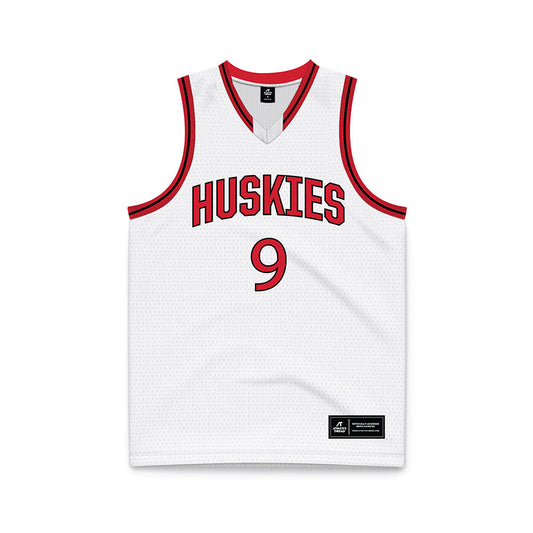 Northeastern - NCAA Men's Basketball : Tyler Francis - White Basketball Jersey-0