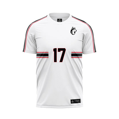Northeastern - NCAA Men's Soccer : Asiah Carroll - White Soccer Jersey-0