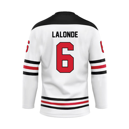 Northeastern - NCAA Women's Ice Hockey : Allie Lalonde - White Hockey Jersey-1