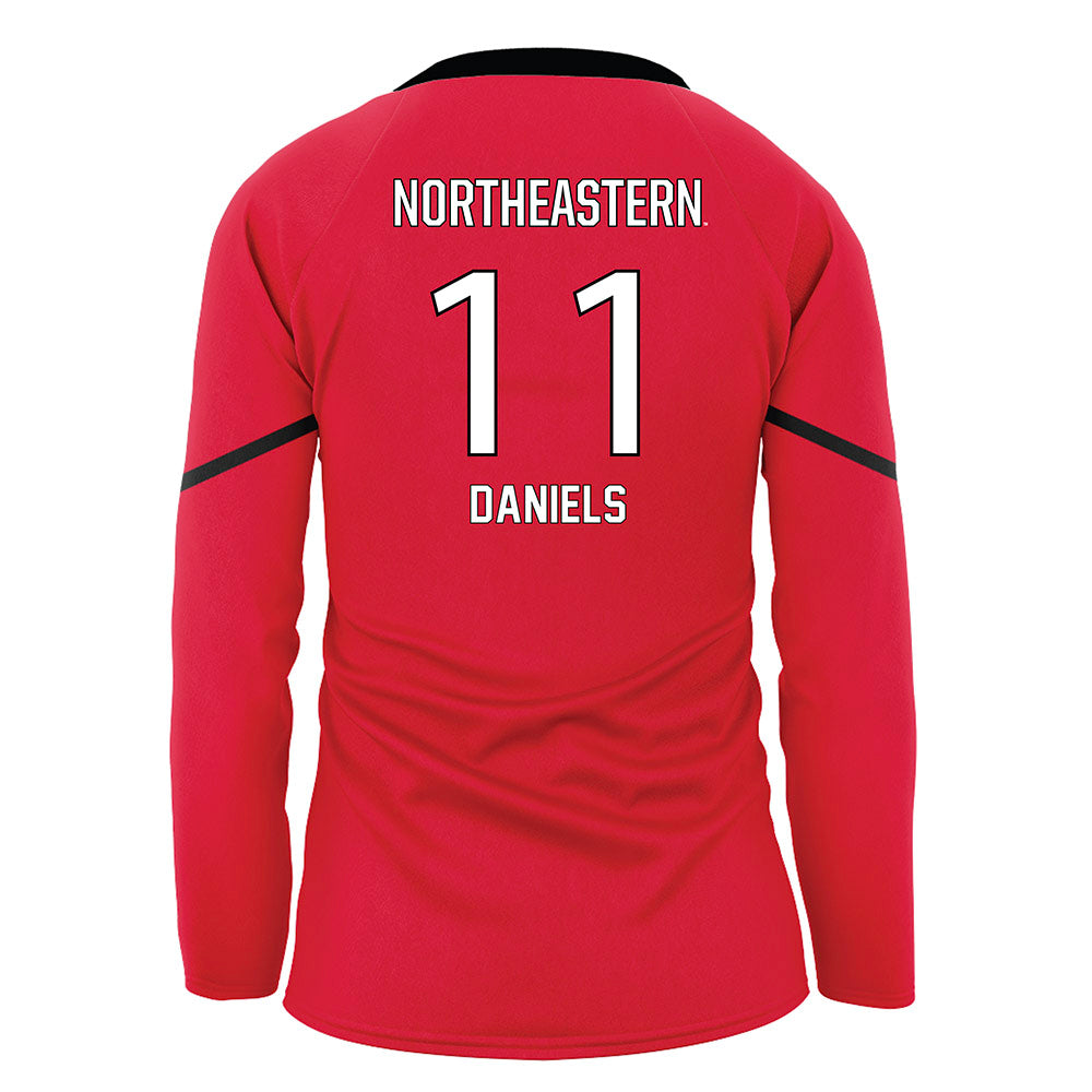 Northeastern - NCAA Women's Volleyball : Kaylin Daniels - Red Volleyball Jersey-1