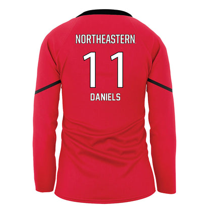 Northeastern - NCAA Women's Volleyball : Kaylin Daniels - Red Volleyball Jersey-1