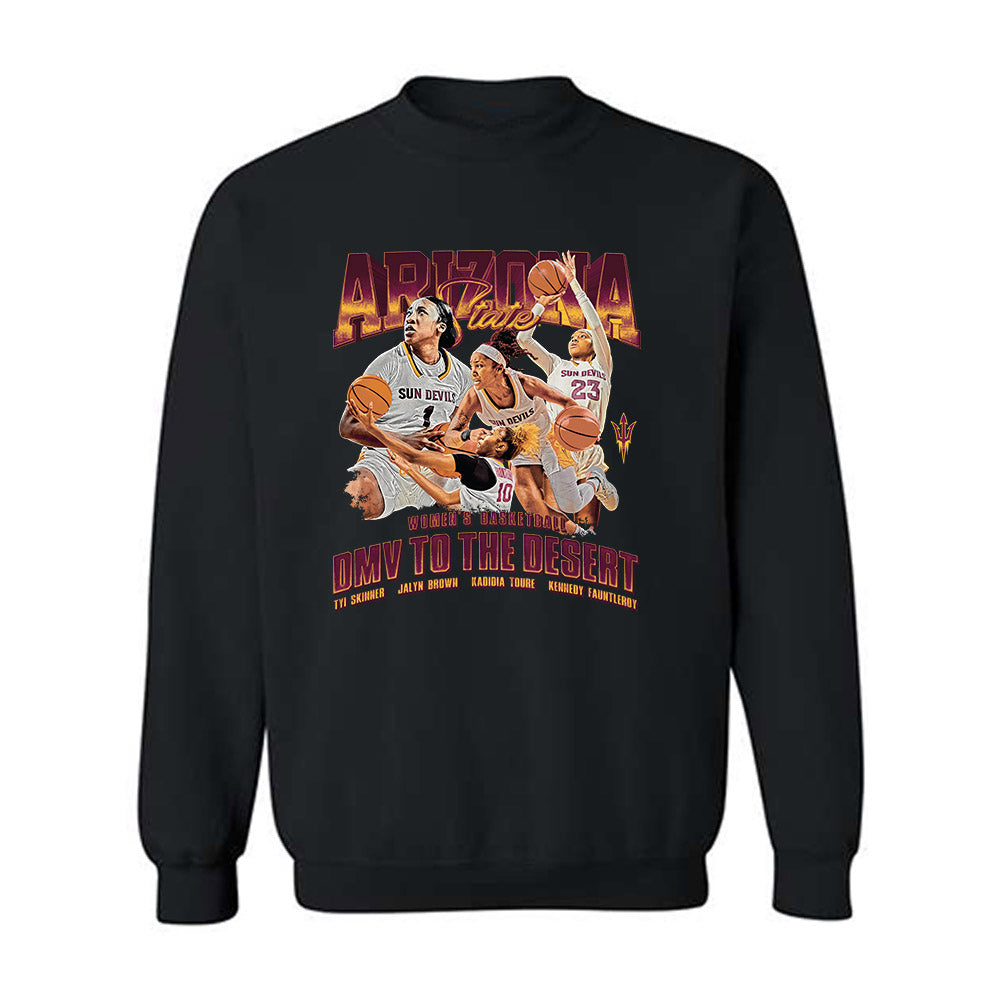 Arizona State - NCAA Women's Basketball : Team Collage - Crewneck Sweatshirt