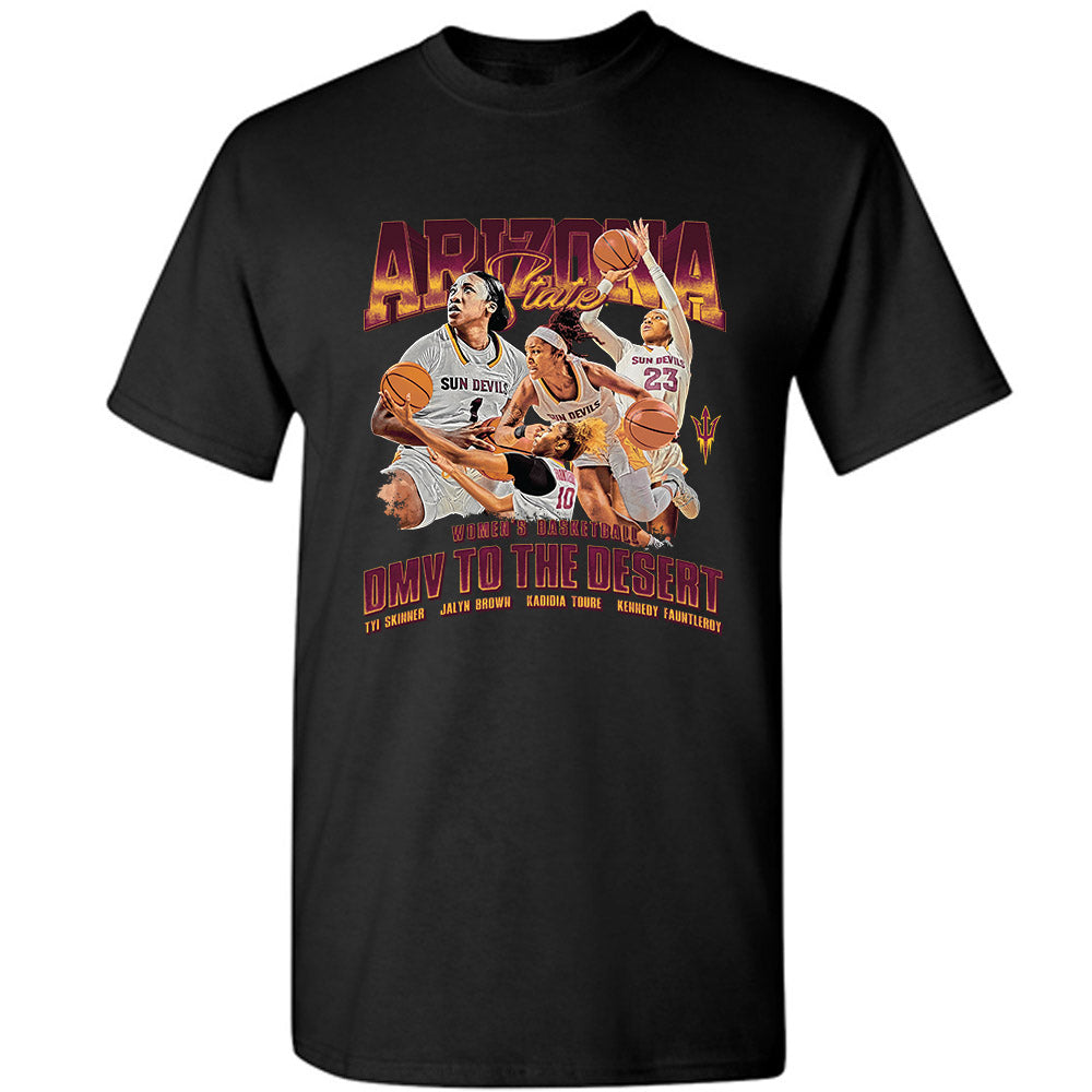 Arizona State - NCAA Women's Basketball : Team Collage  - T-Shirt