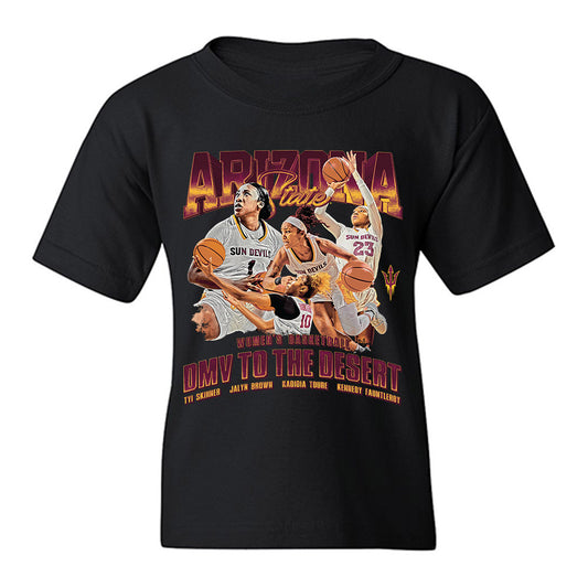 Arizona State - NCAA Women's Basketball : Team Collage - Youth T-Shirt